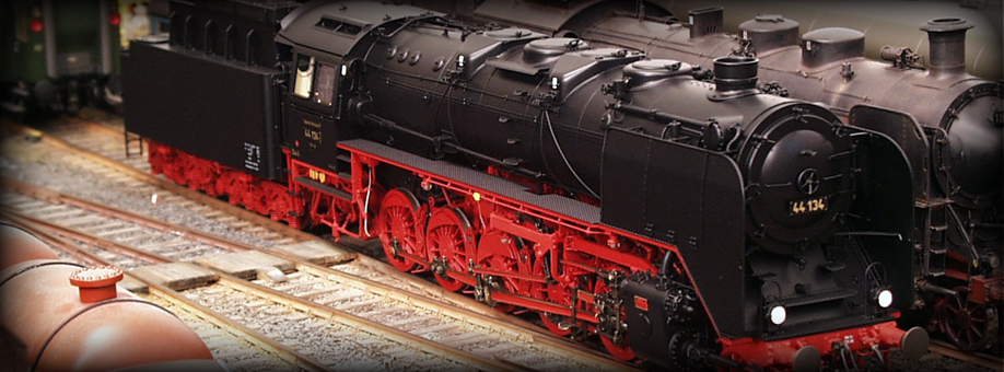 Lokschuppen Hagen-Haspe — Dampflokomotive BR 44